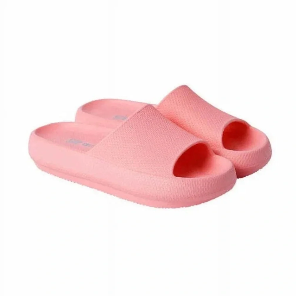 New 32 Degrees Cool Cushion Slides Slippers Sandals Shower Shoes Unisex Pink - Picture 3 of 10